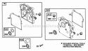 Crankcase Cvrs Diagram and Parts List for 093232-0040-01  Briggs and Stratton Engine